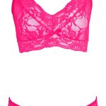 Roze kanten lingerie-set – 2
