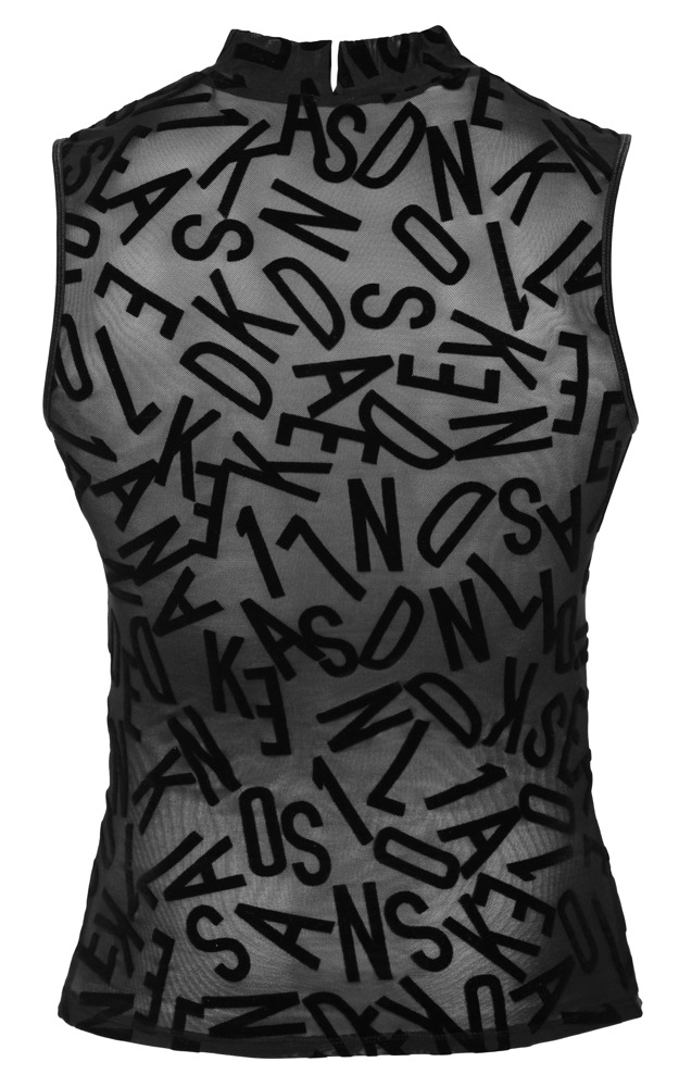 Zwart shirt met trendy letterprint (7)