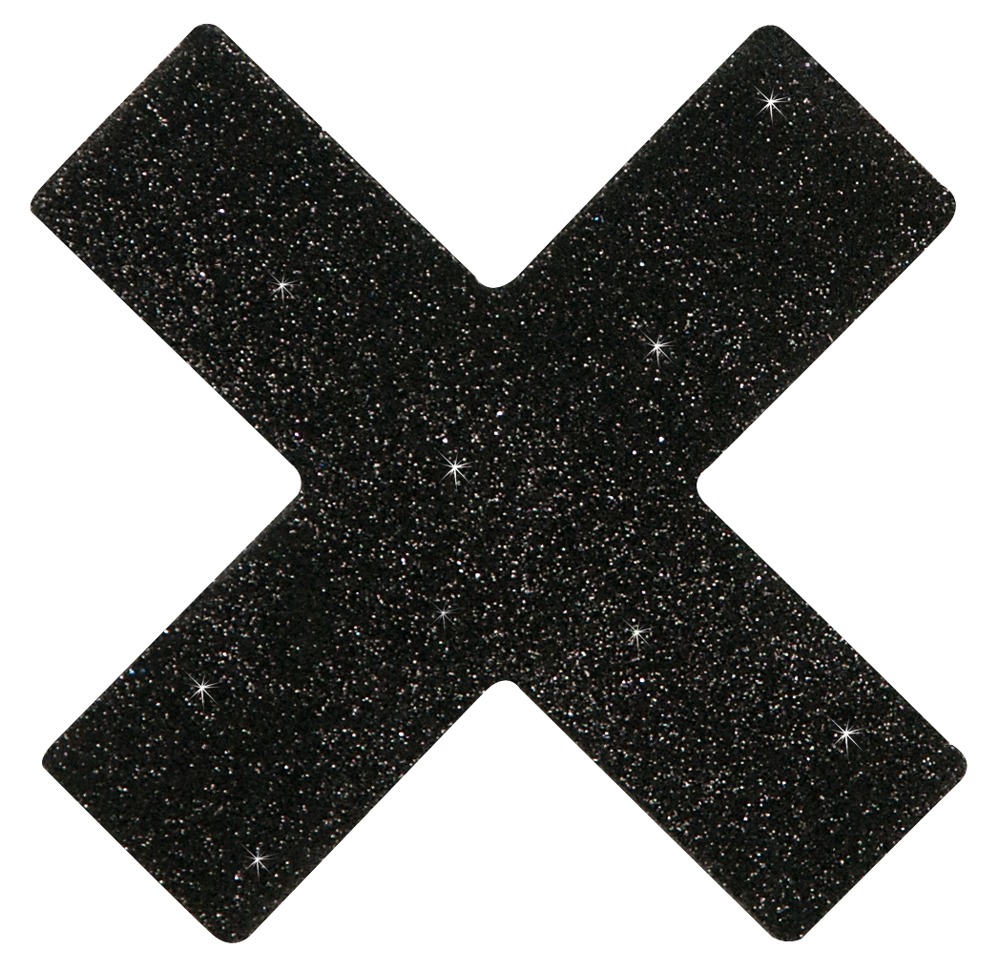 Tepelsticker zwart kruis (2)