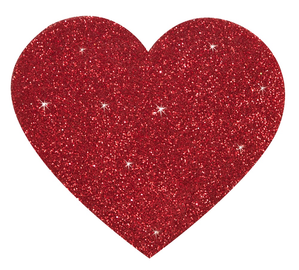 Tepelstickers rood hart (2)