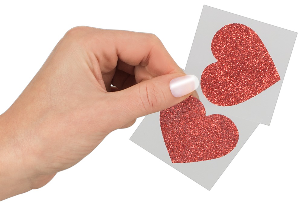 Tepelstickers rood hart (3)