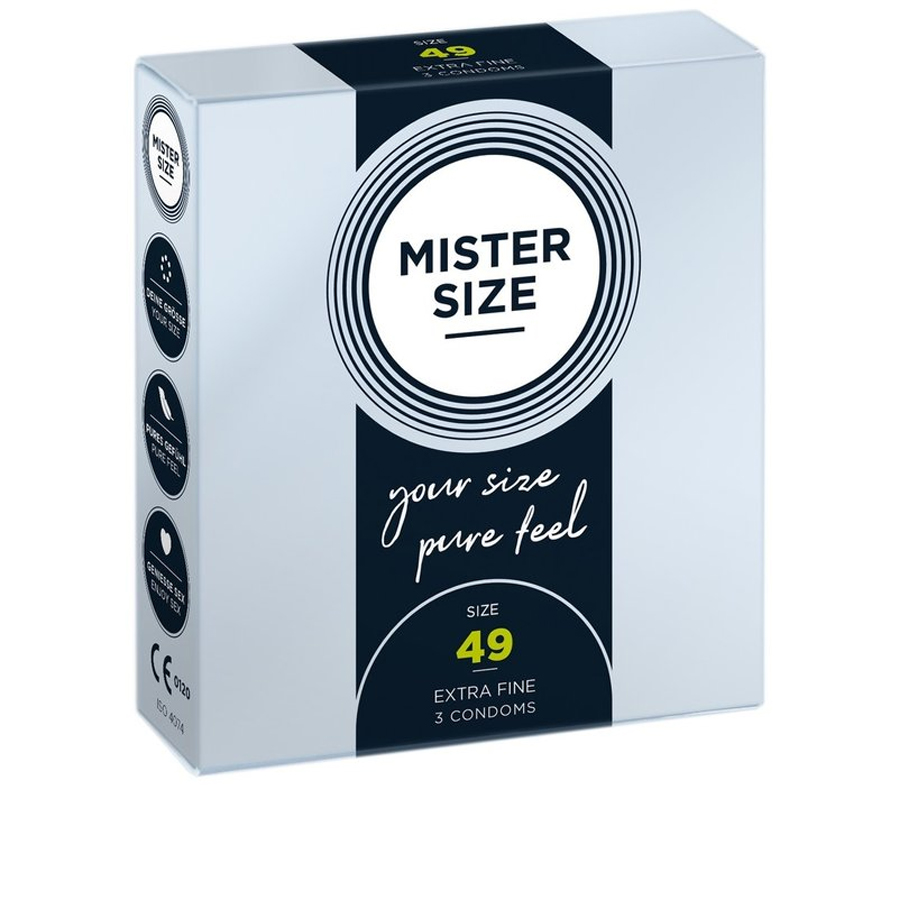 Mister Size condooms 49mm 3 stuks